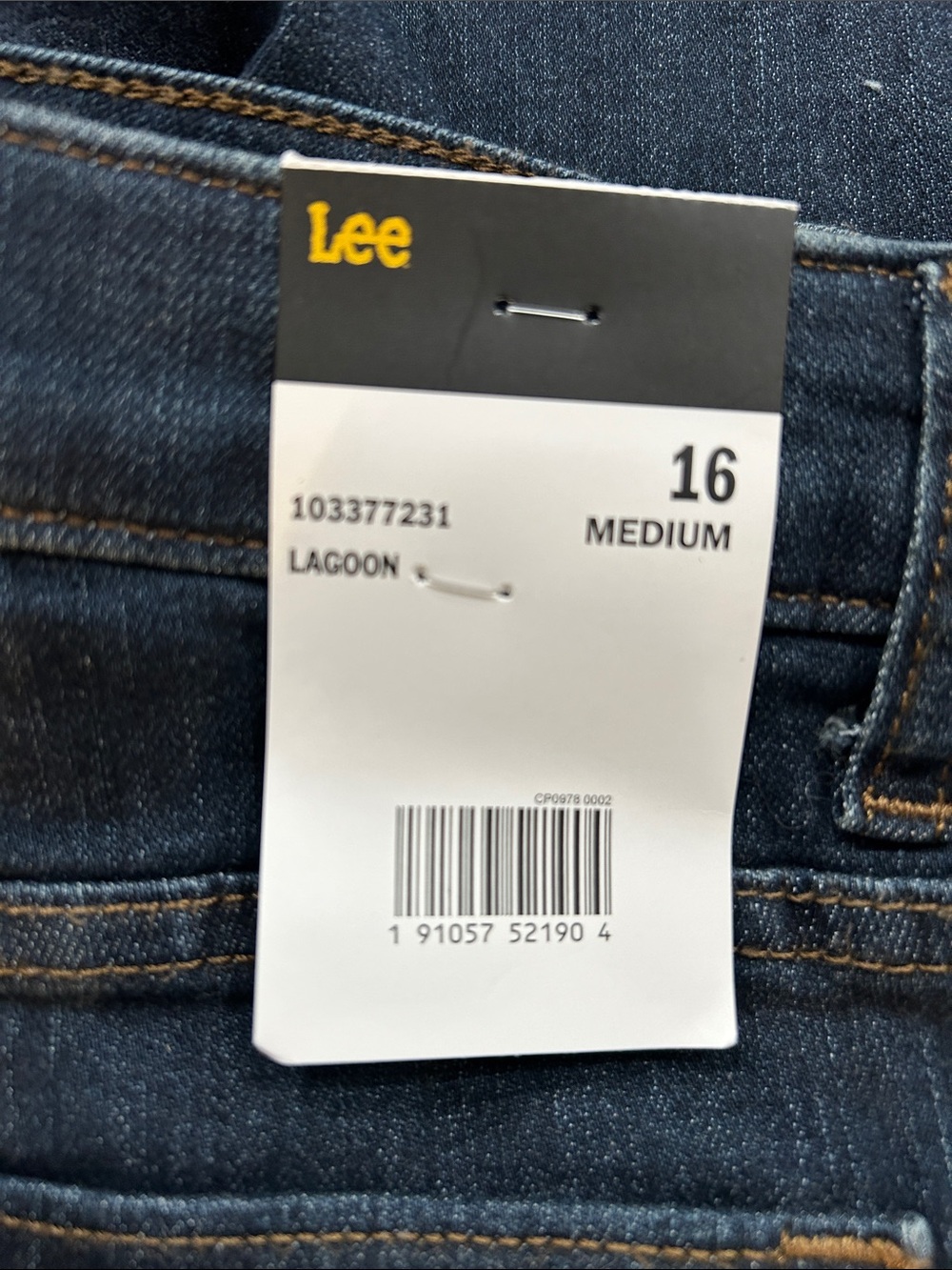 Lee Lagoon Dark Indigo Denim Jeans